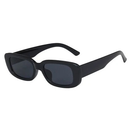 Small Rectangular Retro Glasses Square Sunglasses for Women Baseball Fishing Cycling Golf Motorcycle Glasses Black price in Pakistan