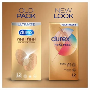 Durex Real Feel Skin-On Skin Feeling Condoms, 12-Pack price in Pakistan