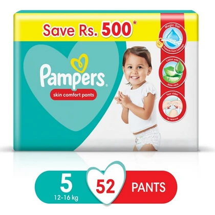 Pampers Pants Diapers Junior Size 5 52 Count price in Pakistan