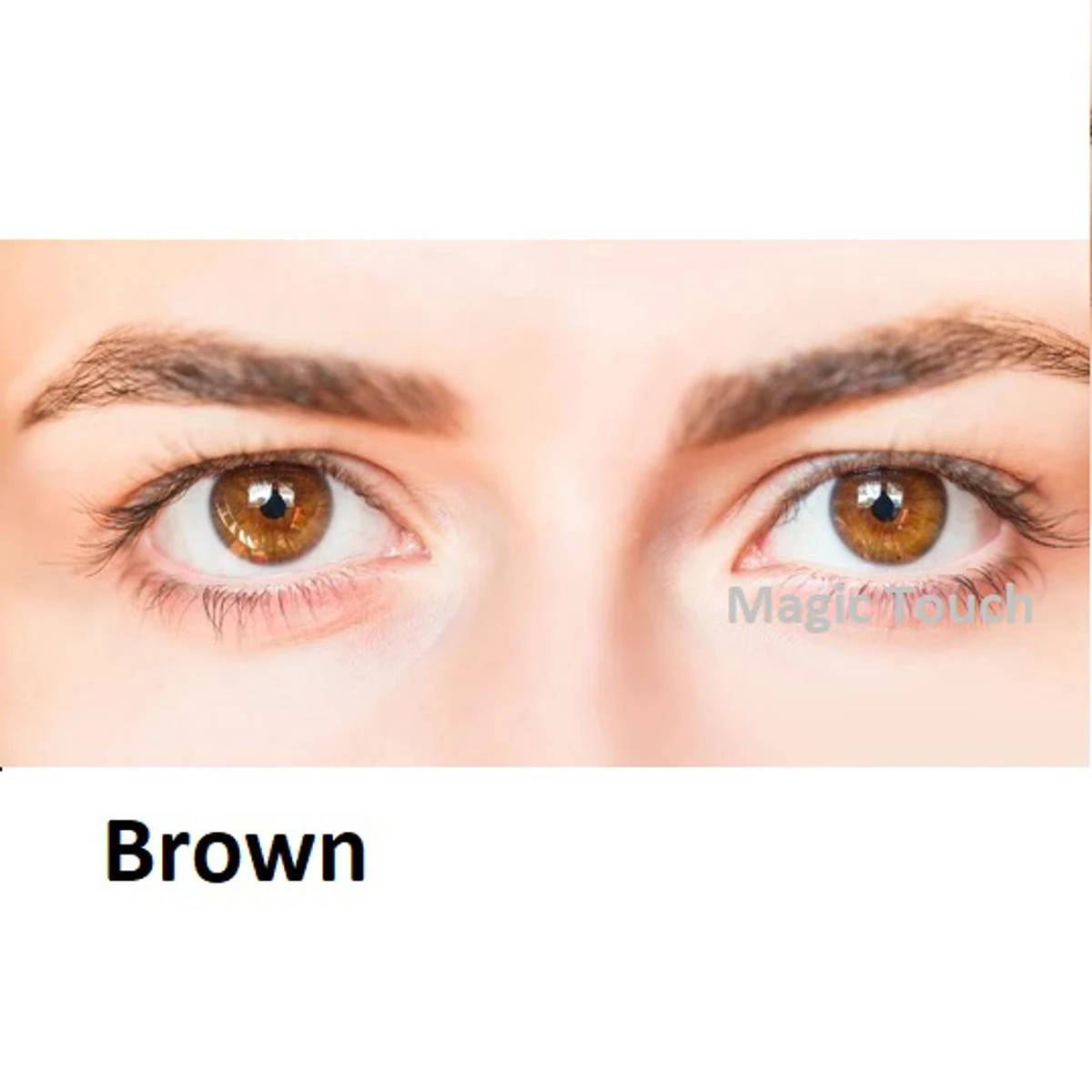 Brown Color Eye Lens Pair Of Brown Contact Lenses + Free Kit price in Pakistan