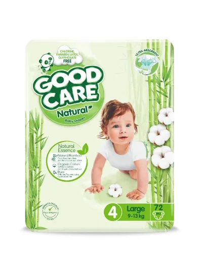 Good Care Natural Diaper Size 4 (9-13kg) 72 pcs Mega Pack price in Pakistan