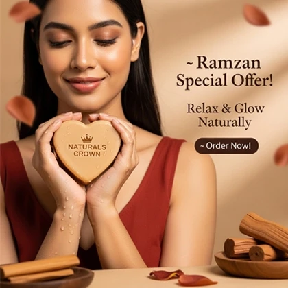 Naturals Crown Sandal Soap – Natural Skin Brightening & Soothing Handmade Soap price in Pakistan