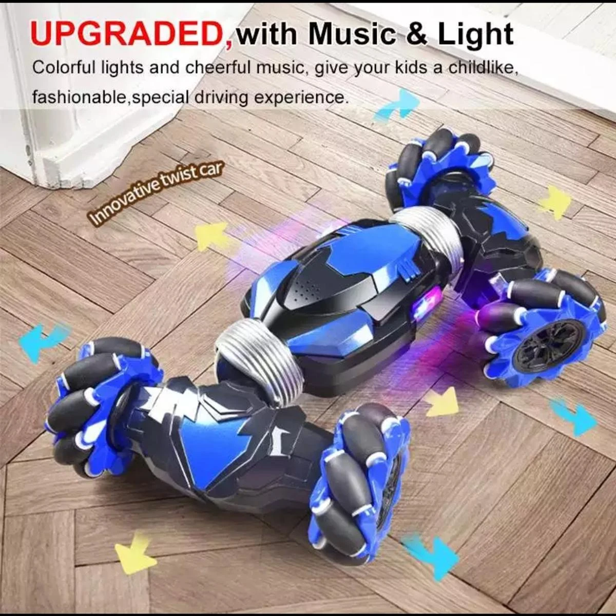 Hand Gesture Remote Control CAR Radio Gesture Induction 2.4G Toy Light Music Drift Dancing Twist Stunt Remote Control Car for Kids For Children And Gift Items price in Pakistan