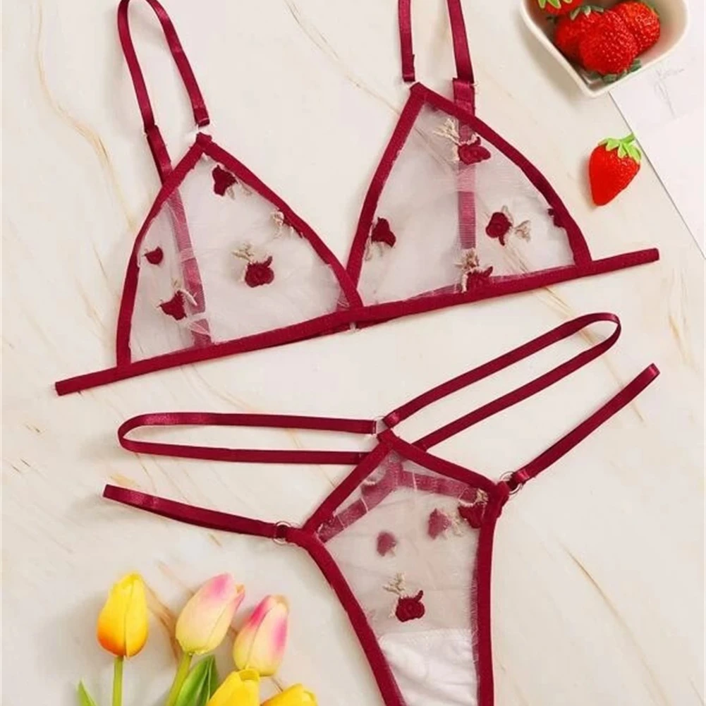 2 Pcs/set Women Underwear See-hrough Hollow Mesh price in Pakistan