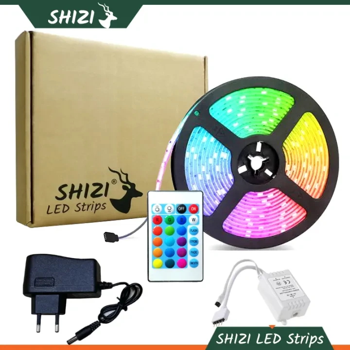 Shizi Rgb Led Strip Light Waterproof Remote Control Color Changing 3528 – Complete Kit price in Pakistan