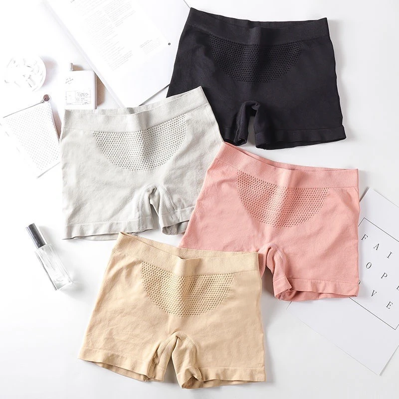 Honeycomb Design Elastic Abdomen High Waist Women Boxer price in Pakistan