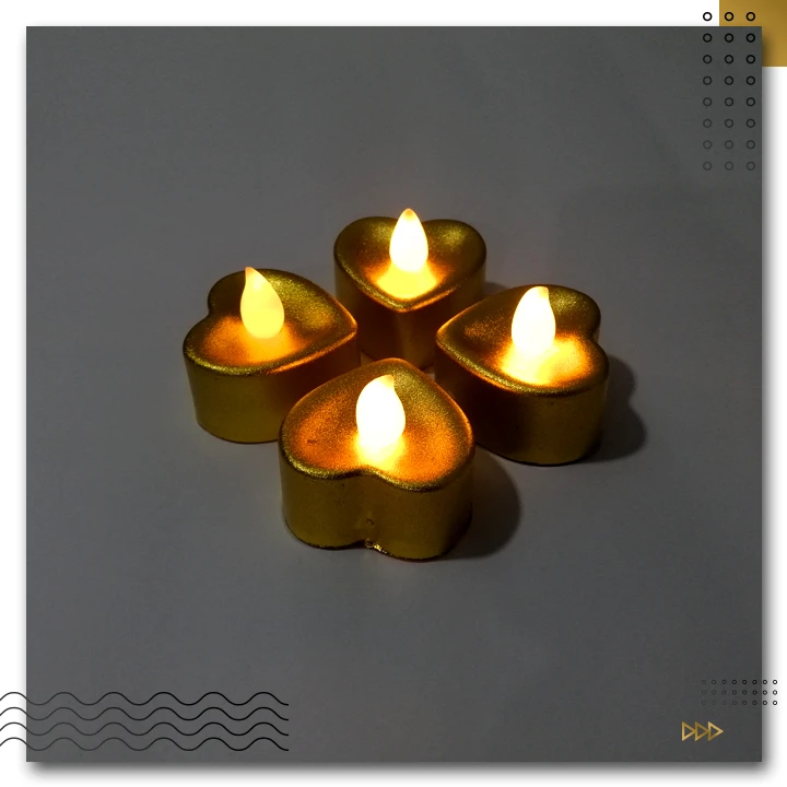 ed Candle Light Color With Golden Light OnOff Button (Pack of 4 Pcs) price in Pakistan
