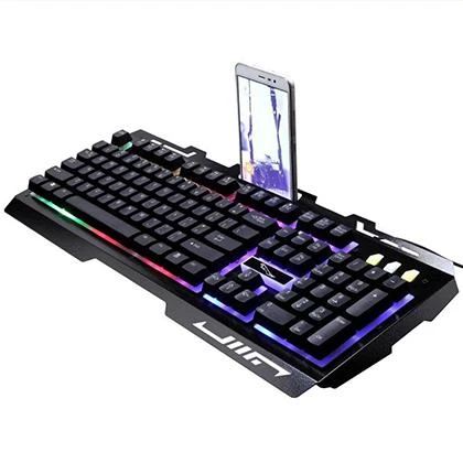 Gaming Keyboard RGB Mechanical Feeling – Wired Keyboard gaming for mobile pubg gamor Laptop PC Game – 112 Keys price in Pakistan