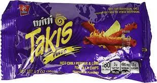 Takis Feugo 35 grams Pack of 3 | Original Takis mini | Chips and Crips | Hot Chili Pepper & Lime Tortilla Chips | Imported Snacks price in Pakistan