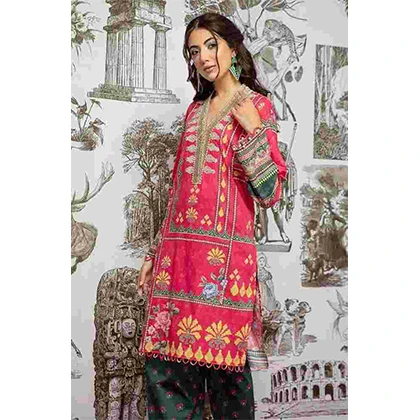 SO KAMAL – 2PC Lawn With Neck Embroidered Shirt And Trouser -BFHA772 (B) price in Pakistan