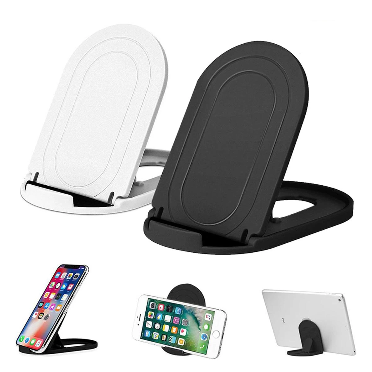 Mobile Phone Stand Holder Universal Adjustable  Tablet Folding Holder Stand Anti Skid Multi Angle Desk Small Fordable Portable Stand price in Pakistan