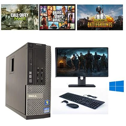ell 7020 Gaming PC Desktop Intel Core i5 4th Gen 1TB Hard Drive 8GB Ram 23 inch LED Screen 2GB graphic Card GTA 5 & PUBG or Call Of Duty Games Installed price in Pakistan