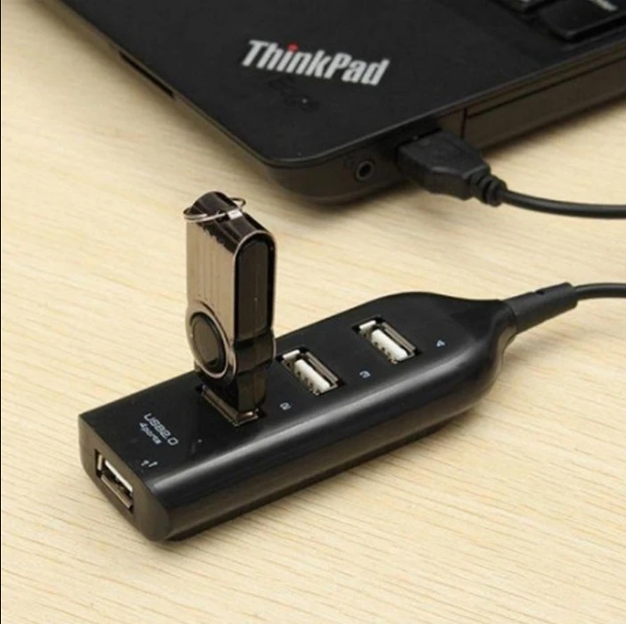 4 Port Usb Hub – Black price in Pakistan
