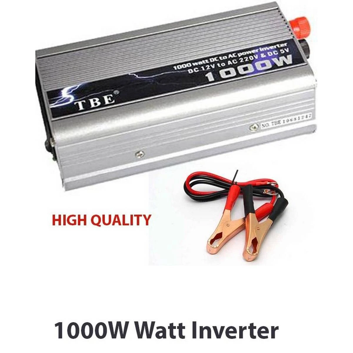 DC 12V to AC 220V Power Inverter – 1000W – Silver price in Pakistan