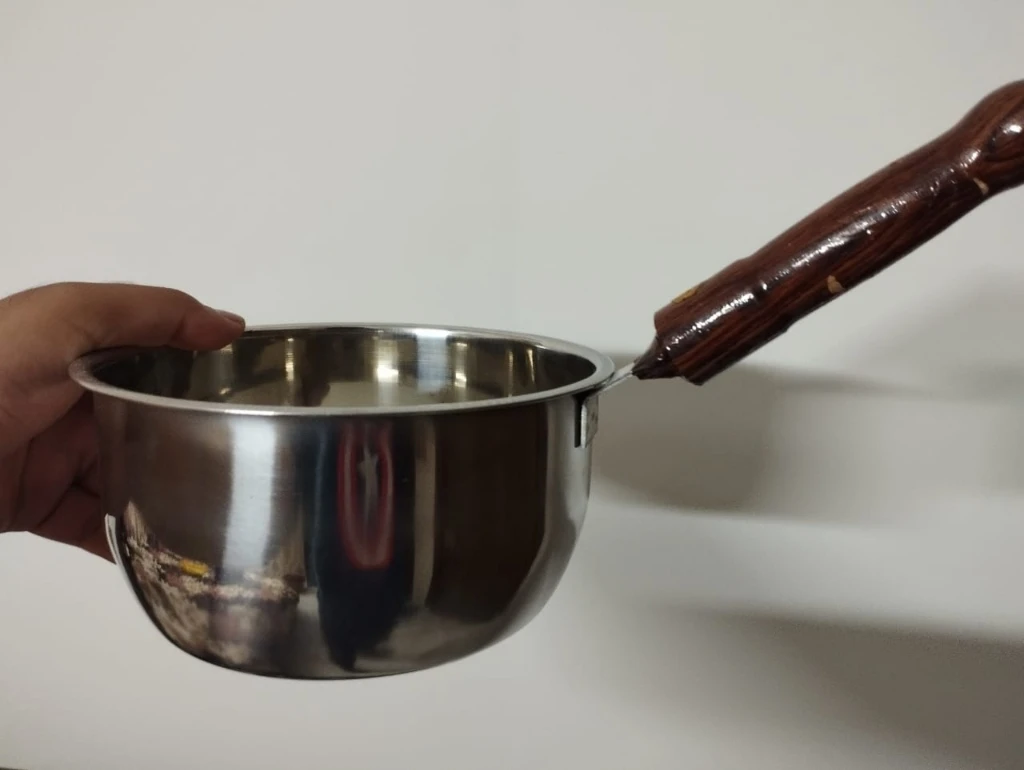 17cm Stainless steel sauce pan Milk pan for tea Good quality cookware degchi fry pan green tea pan price in Pakistan