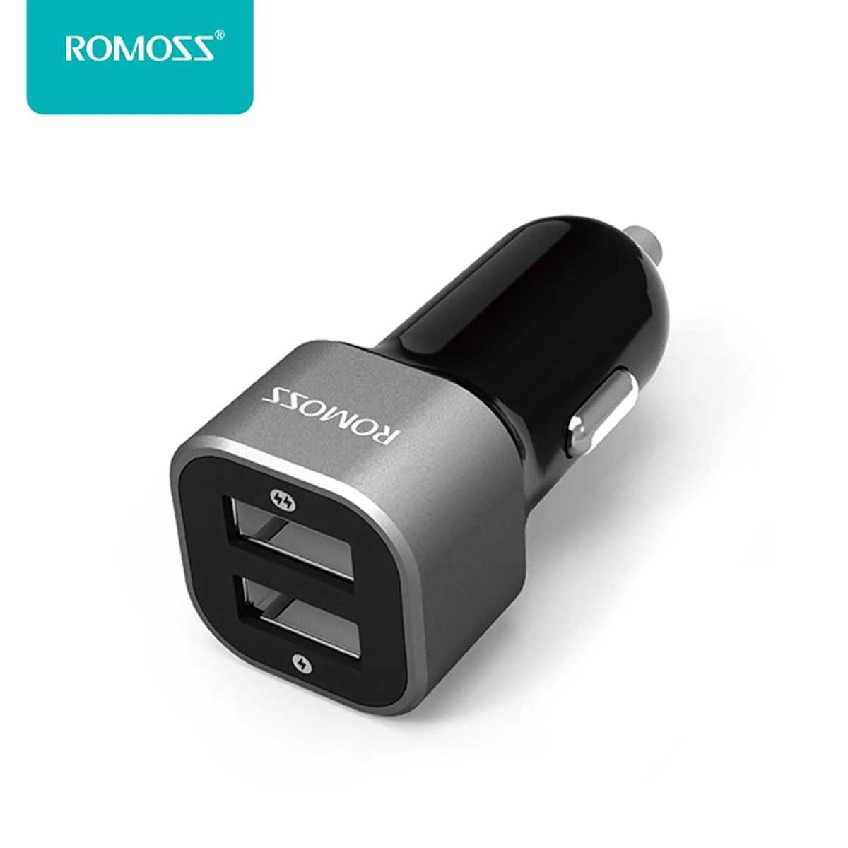 ROMOSS AM12 Rocket Dual Port USB Car Charger Phone Universal price in Pakistan