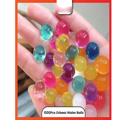 1000 Pcs Colorful Orbis Soft Crystal Water Balls price in Pakistan