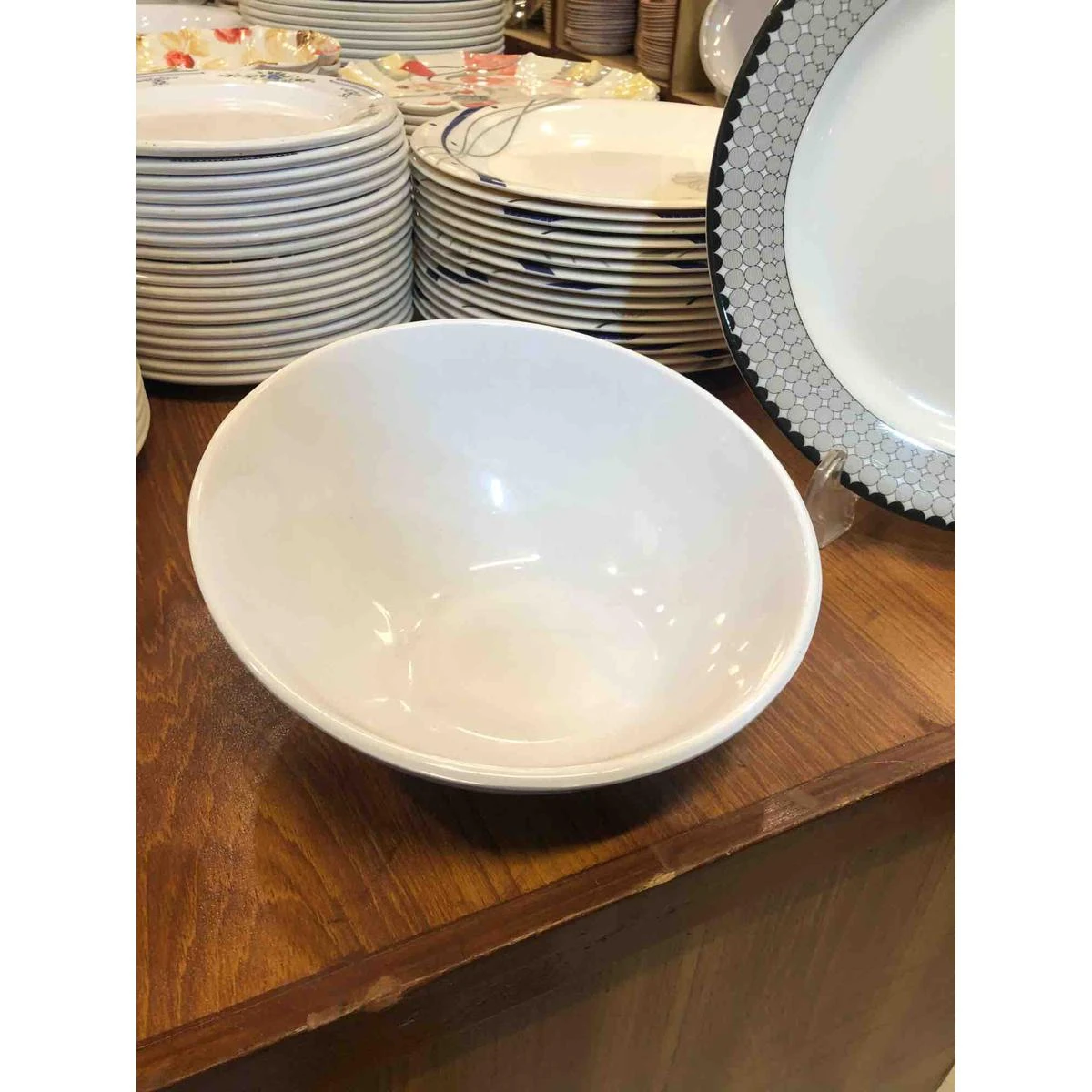 Angled Melamine Salad Bowl Double Glaze price in Pakistan