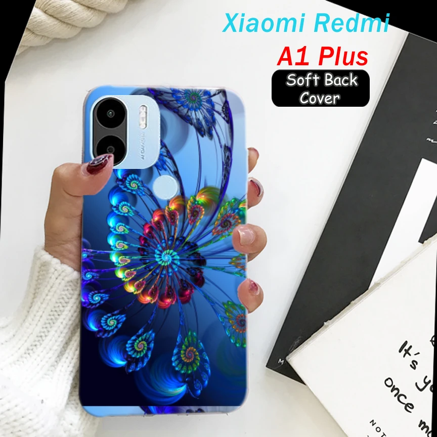 Xiaomi Redmi A1 Plus Back Cover – Floral Soft Case Cover price in Pakistan