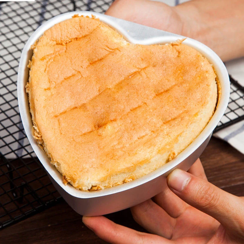Kitchen Aluminium Heart Shaped Cake Pan Muffin Mold Baking price in Pakistan