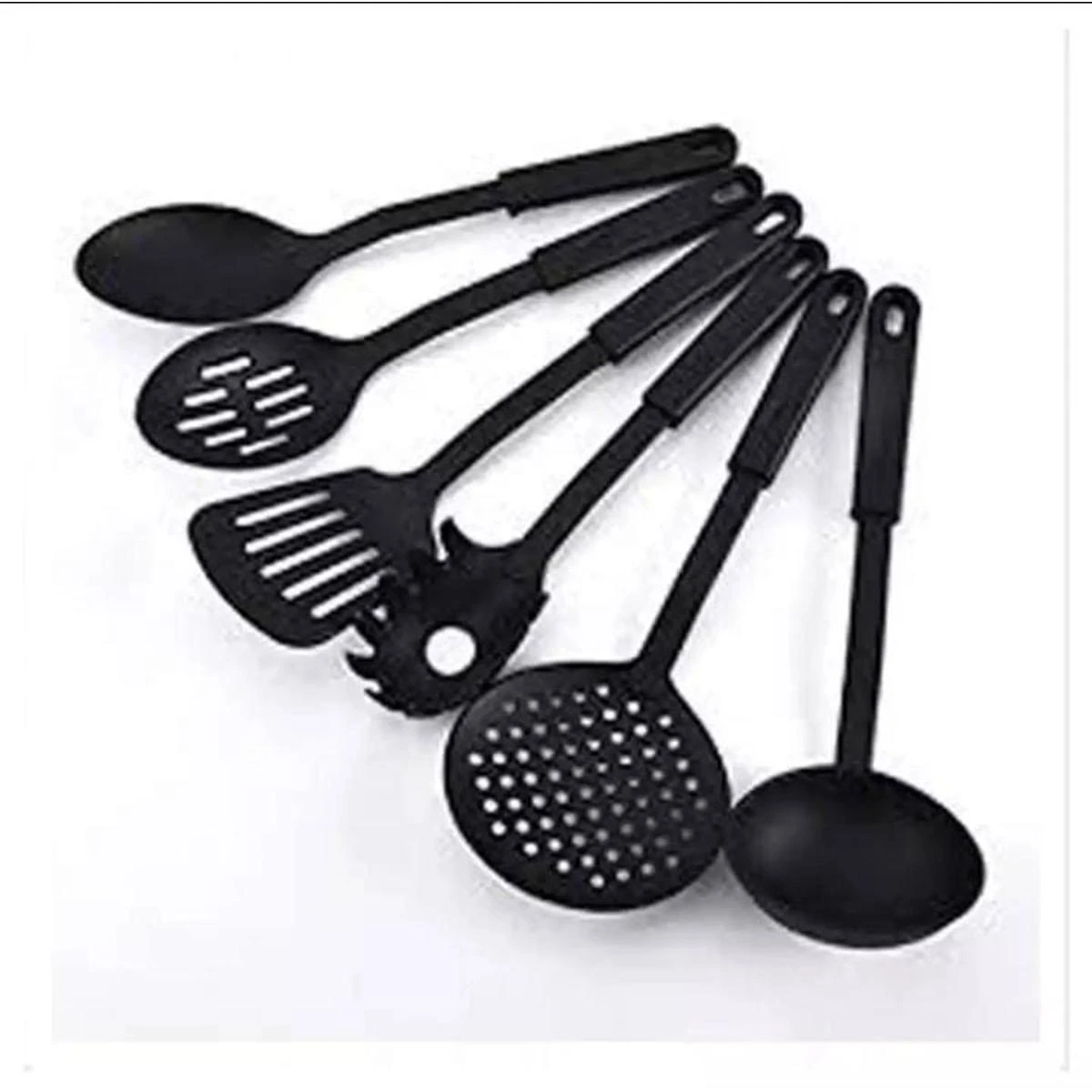 Pack of 6 – Non-Stick Cooking Utensils – Black For Non Stick Pots and Pans price in Pakistan