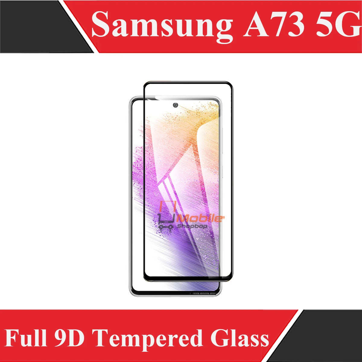 Pack of 2 – Samsung Galaxy A73 5G – 100% Original Full coverage 9D Tempered Glass screen Protector price in Pakistan