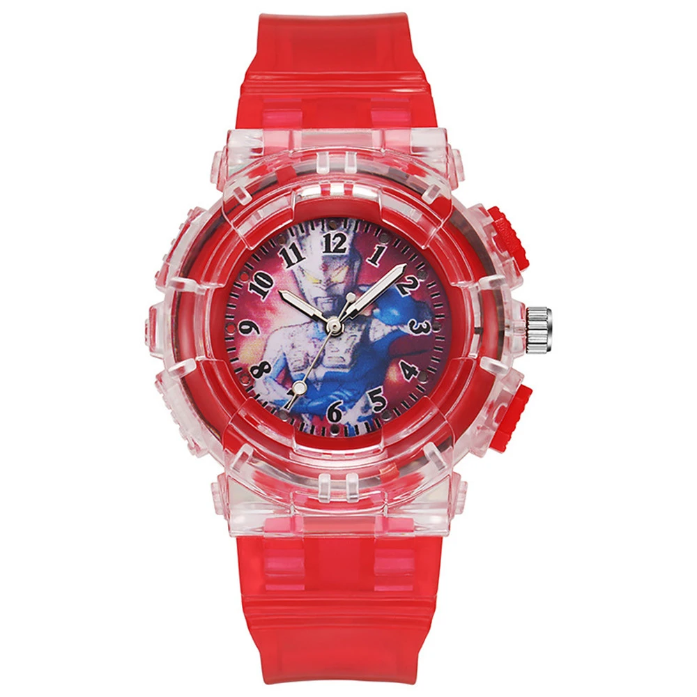 Ultraman LED Digital Watch for Children Life Waterproof Boys Girls Luminous Watch Kids Watches Toy Student Watch Gifts price in Pakistan