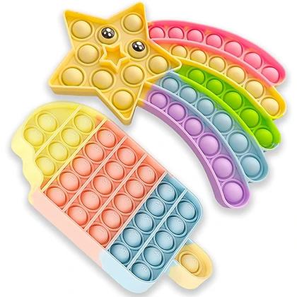 Pop it fidget toy Pop it up toys Push Toy Pop Bubble Fidget Spine POP Bubble Squeeze Sensory Fidget Toy Pop It Figit Toy Fidget Toys Special price in Pakistan