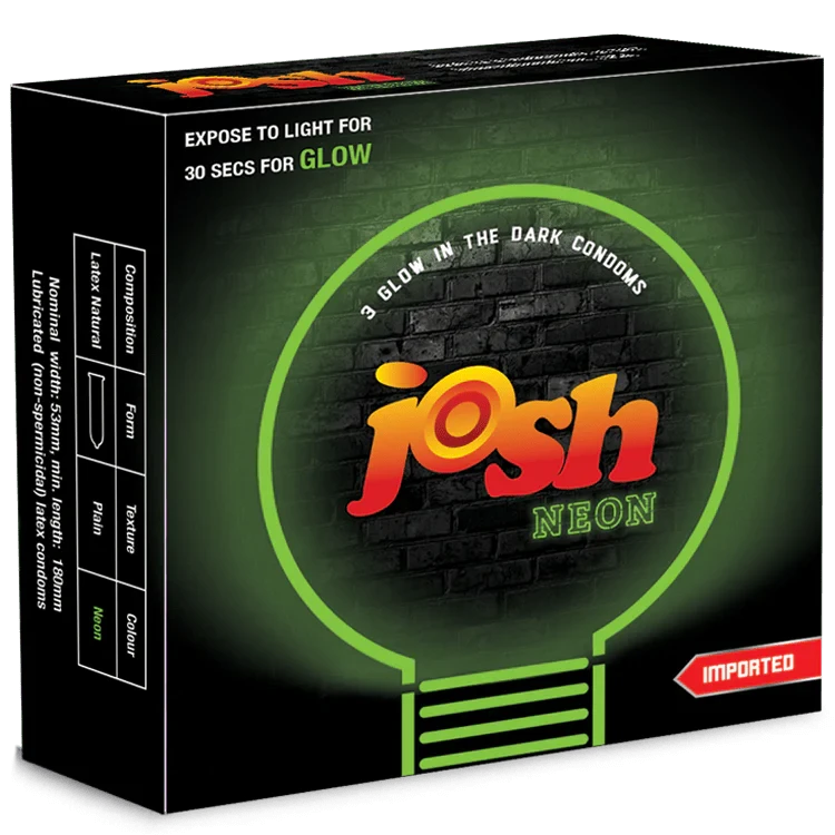 Josh Neon Condoms 3s price in Pakistan