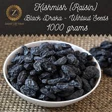 Kishmish(Raisin) – Black Draka – With Seeds – 500gm – Used For Baking price in Pakistan