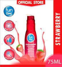 Playtime FunTime Strawberry flavoured Lube Water Based Lubricant – 75ml price in Pakistan