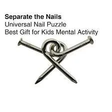 Twisted Nail Puzzle Magic Trick – Nail Puzzle – Brain Puzzles for Kids price in Pakistan