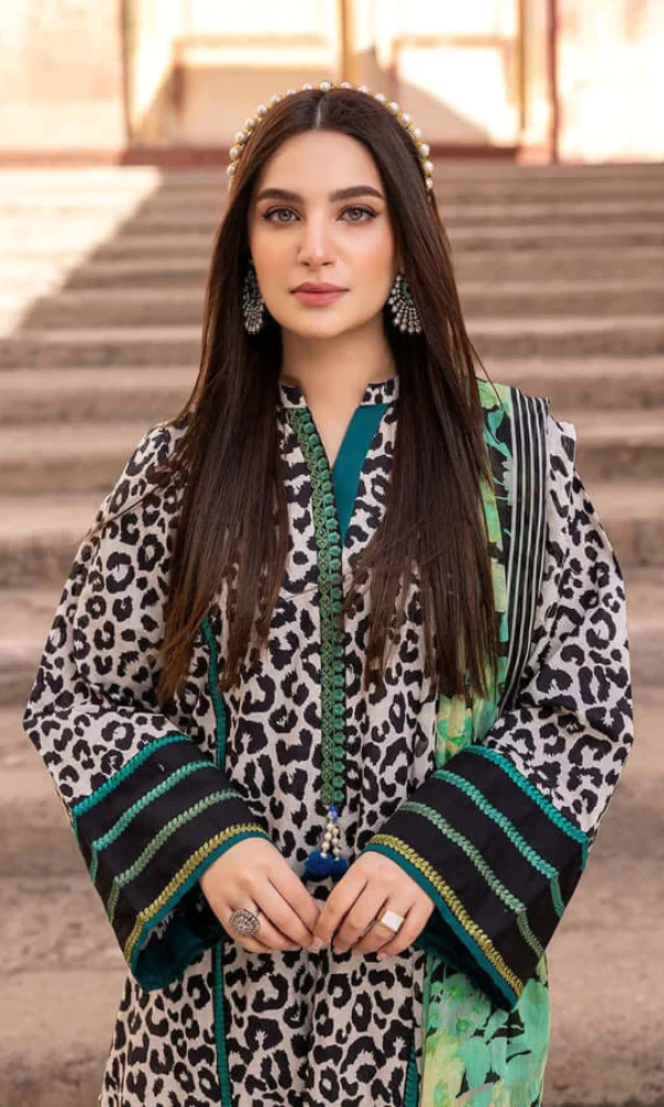 Charizma – 3PC Lawn Printed Shirt with Printed Premium price in Pakistan