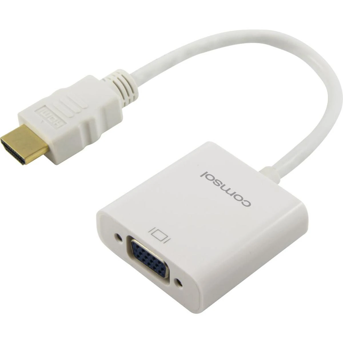 Hdmi To Vga Converter With Sound- WhiteHdmi To Vga Converter With Sound- White price in Pakistan