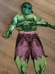 HULK 3d MUSCLE COSTUME FOR KIDS WITH HARD PLASTIC MASK 3 to 4 years price in Pakistan