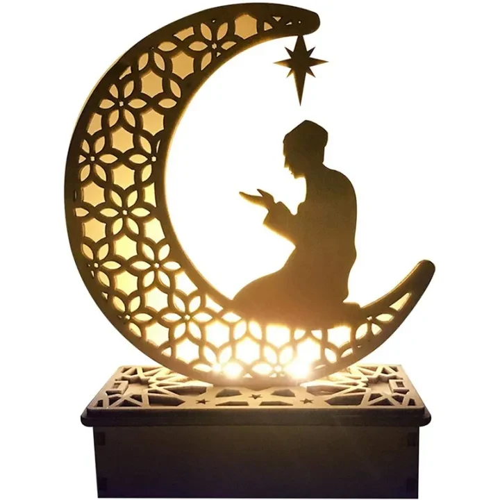 Moon Star Lights, Ramadan Decorations – Ramadan Eid LED Night Light, Decorations Table Lamp Moon Star Night Lights B price in Pakistan
