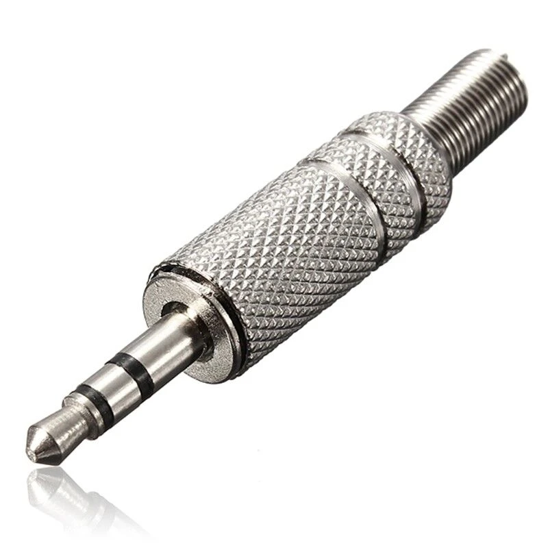 3.5mm 3 Pole Male Repair Headphones Audio Jack Plug Connector Soldering For Most Earphone Jack price in Pakistan