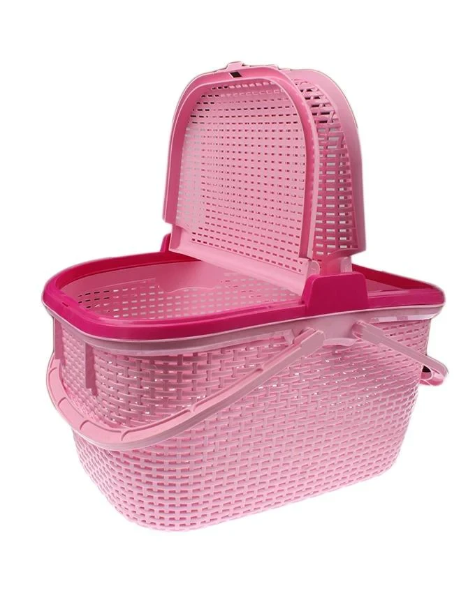 Portable Storage, Picnic And Carry Basket With Lid price in Pakistan