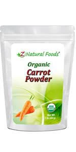 Lineage Organic Carrot Powder – Rich in Vitamin A, Antioxidants, and Phytonutrients – Ideal for Juices and Smoothies – 100g price in Pakistan