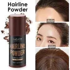 Hairline Powder Water Proof Hair Line Shadow Eyebrow Powder Black&Brown Unisex Instantly Hair Makeup Tool price in Pakistan