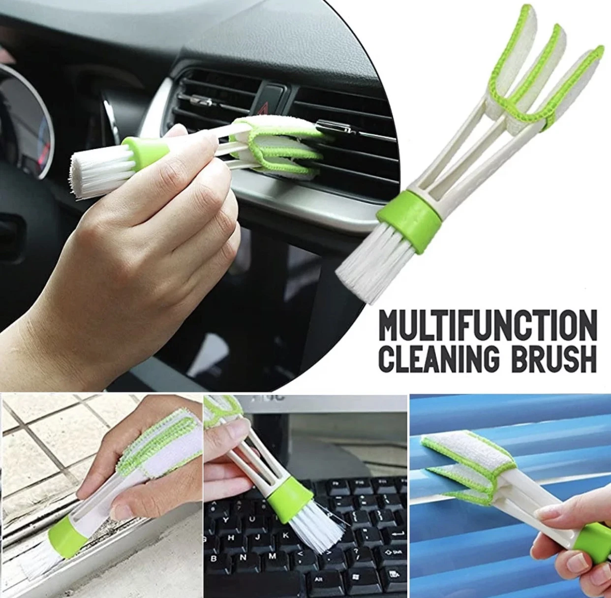 Multipurpose Microfiber Double Sided Car Cleaning Brush price in Pakistan