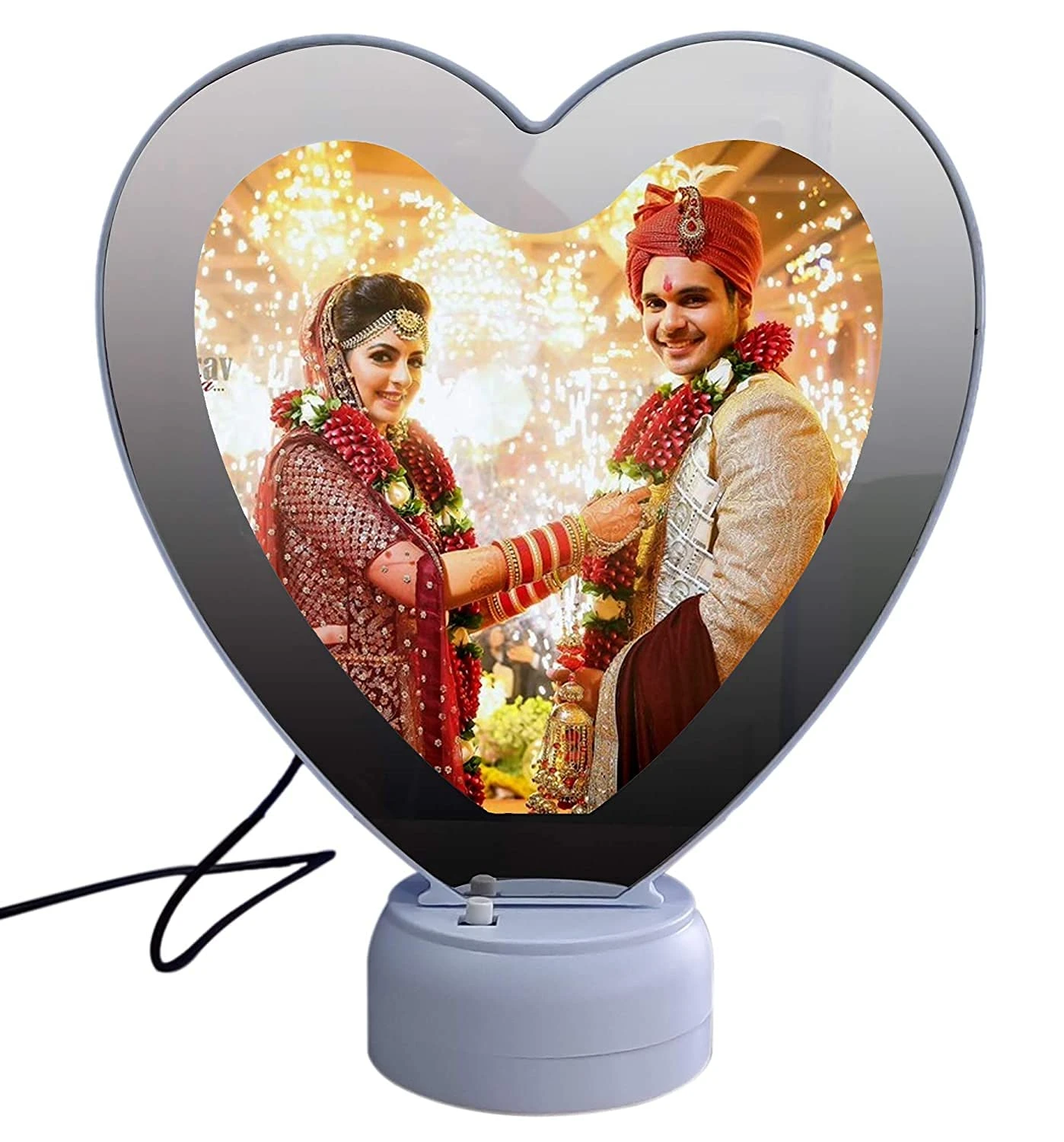 Magic Photo Frame Heart Shape with Led light price in Pakistan