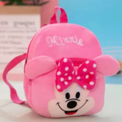 Minnie Mouse Kids backpack 10 inch Cartoon character small size Mini School Bag Children’s Stuff Bag price in Pakistan