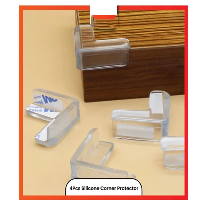 4Pcs Silicone Table Corner Protector for Kids price in Pakistan