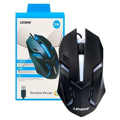 Wholesale 7 Light 3200 DPI Breathing Gamer Mouse RGB Gaming Mouse USB Wired LED price in Pakistan