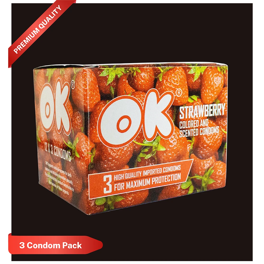 OK Condom – Strawberry Bulk Dispenser price in Pakistan