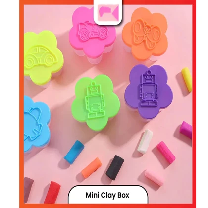 Mini Bucket of 12 Clay Stick Art & Craft Small Roll Included price in Pakistan
