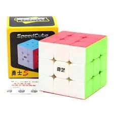Original Qiyi Warrior S Cube 3×3 Sticker Less Best Quality Fast Speed Magic Cube Educational Puzzle Toys price in Pakistan
