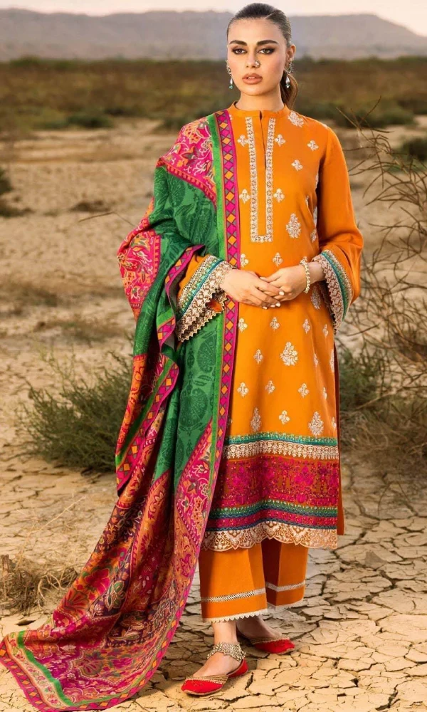 Zainab Chottani- 3PC Lawn Digital Printed Shirt With Printed Lawn Dupatta price in Pakistan
