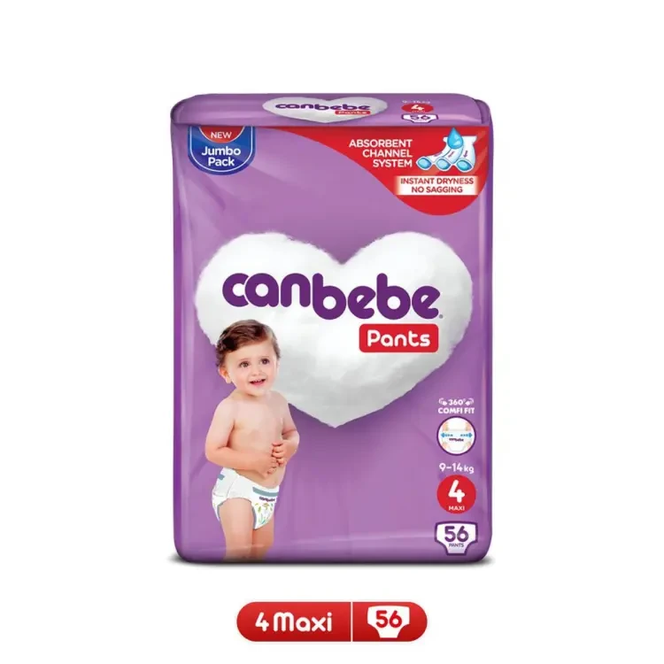 Canbebe Pants Maxi Size 4 (9-14KG, 56Pcs) price in Pakistan